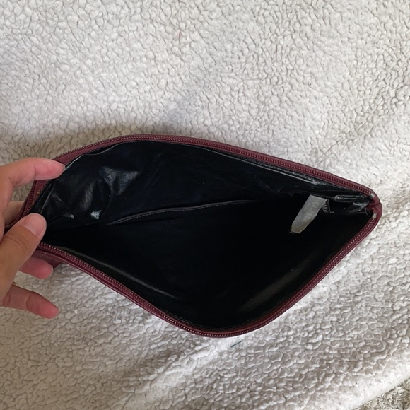 Vintage Italian Leather Clutch - Picture 3 of 6